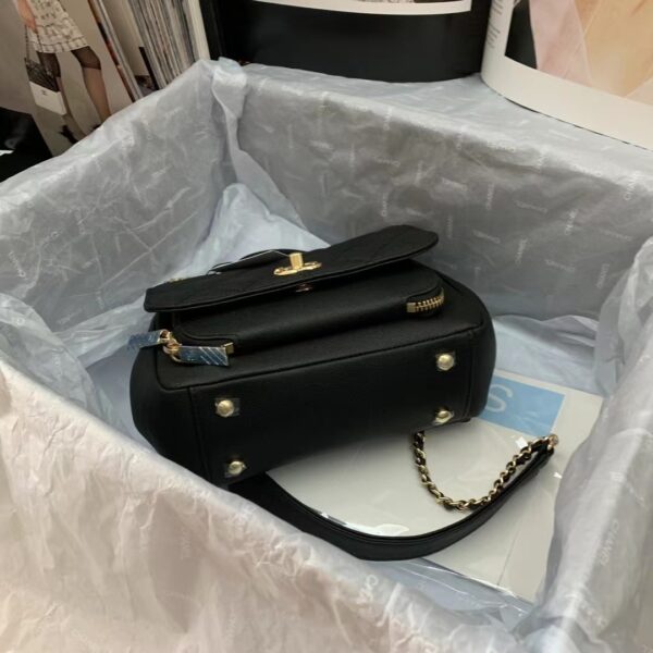 CHANEL MINI BUSINESS AFFINITY BLACK 19CM - Image 5