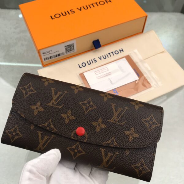 Louis Vuitton Emilie Wallet Red - Image 9