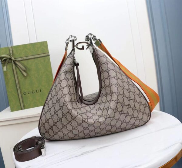 GUCCI GG ATTACHE LARGE SHOULDER BAG 35CM 702823 96GRN 4091 - Image 7