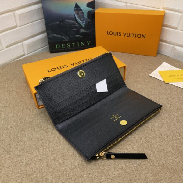 LOUIS VUITTON MONOGRAM WALLET ADELE BLACK M61269 - Image 3