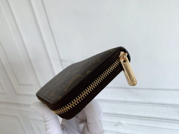 LOUIS VUITTON MONOGRAM ZIPPY LONG WALLET BROWN M42616 - Image 10