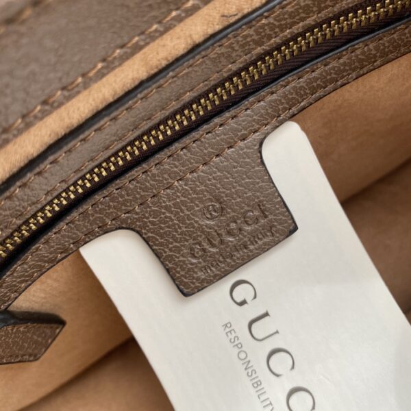 GUCCI QUEEN MARGARET GG SMALL TOP HANDLE BAG BROWN 25.5CM - Image 4