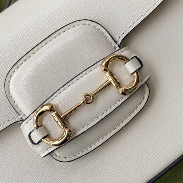 GUCCI HORSEBIT 1955 MINI BAG IN WHITE 658574 18YSG 9068 - Image 3