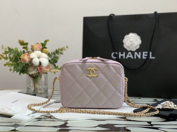 CHANEL VANITY PEARL CRUSH LIGHT PURPLE 17CM AS2856C - Image 2