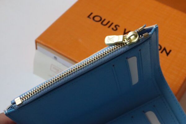 Louis Vuitton Monogram Victorine Wallet Blue M80387 - Image 3