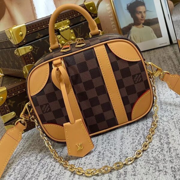 LOUIS VUITTON VALISETTE SOUPLE BB 21CM BEIGE N50065 - Image 2