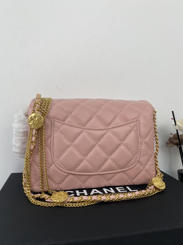CHANEL QUILTED MINI CC FLAP PINK - Image 2