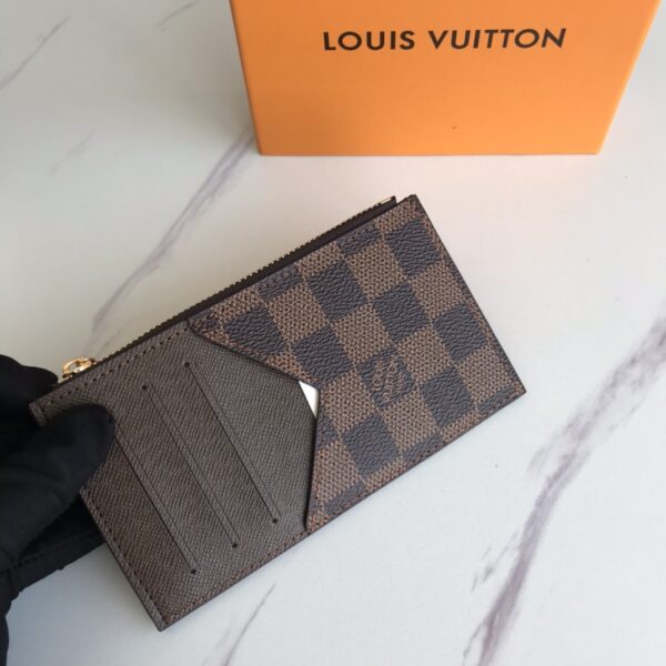 LOUIS VUITTON COIN CARD HOLDER BROWN 14.5CM N64038 - Image 2