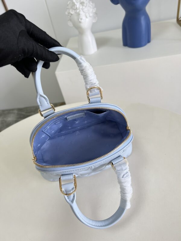 LOUIS VUITTON ALMA BB 24CM BLUE M59822 - Image 7