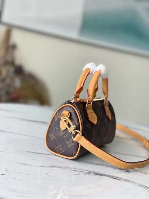 LOUIS VUITTON NANO SPEEDY BEIGE M81085 - Image 6