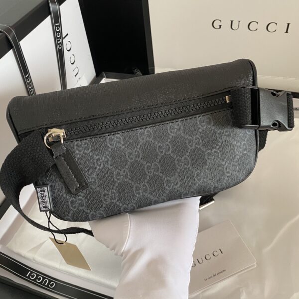 GUCCI BELT BAG WITH INTERLOCKING G BLACK 23CM 682933 92THN 1000 - Image 5