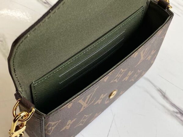LOUIS VUITTON FÉLICIE STRAP & GO 17CM GREEN M80091 - Image 2