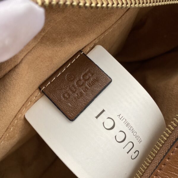GUCCI MARMONT SMALL MATELASSÉ SHOULDER BAG BROWN 447632 0OLFT 2535 - Image 3