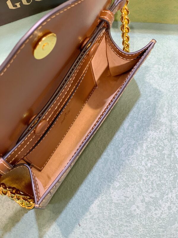GUCCI HORSEBIT 1955 MINI BAG 20CM 724713 HUHHX 8565 - Image 7