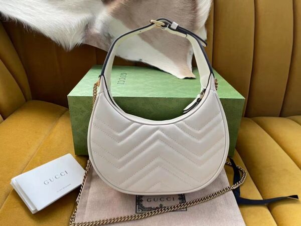 GUCCI Marmont half moon shaped mini bag 699514 DTDHT 9022 - Image 4
