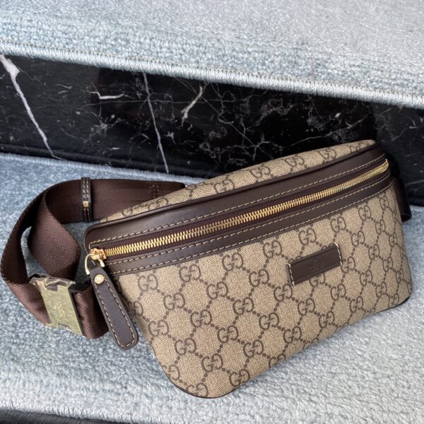 GUCCI GG SUPREME CANVAS BELT BAG 18CM 233269 FCIGX 8588 - Image 3