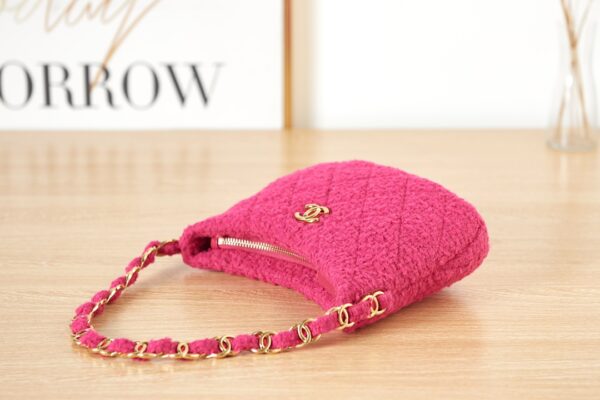 CHANEL HOBO HANDBAG IN PINK 24CM AS3562 B09263 NK318 - Image 4