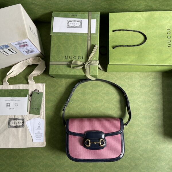 Gucci Horsebit 1955 shoulder bag 602204 2S8AG 6781 - Image 4