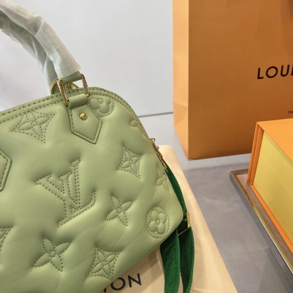 LOUIS VUITTON ALMA BB IN LIGHT GREEN M20855 - Image 5