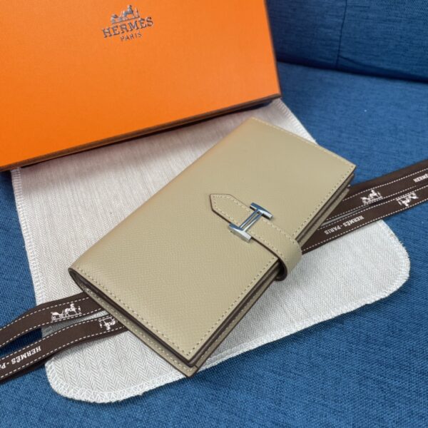 HERMES BEARN WALLET EPSOM BEIGE - Image 4
