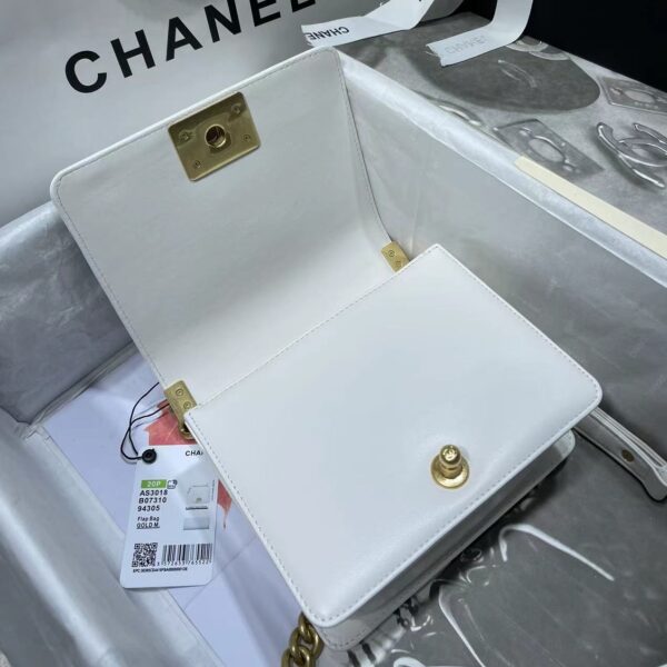 CHANEL MINI LEBOY WHITE AS3018 - Image 3