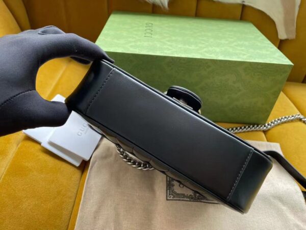 GUCCI MARMONT MINI SHOULDER BAG 446744 UM8AN 1000 - Image 11