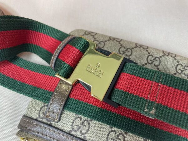 GUCCI OPHIDIA MULTIPURPOSE BELT BEIGE 12CM 698805 96IWG 8745 - Image 8