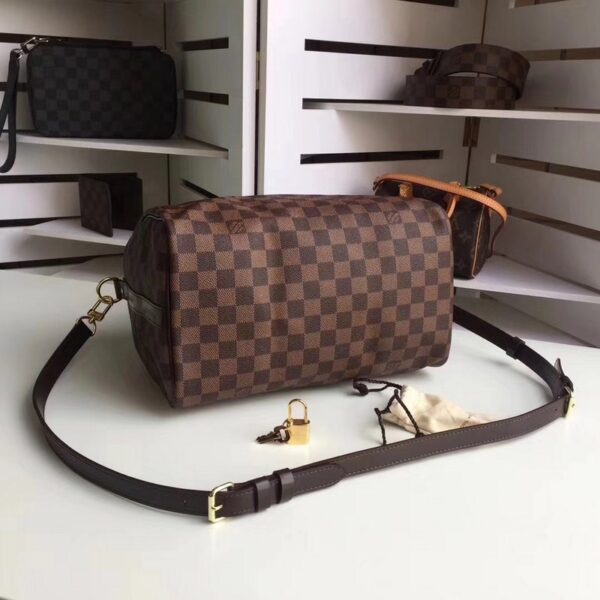 LOUIS VUITTON SPEEDY BANDOULIÈRE 30 DAMIER EBENE N41367 - Image 6