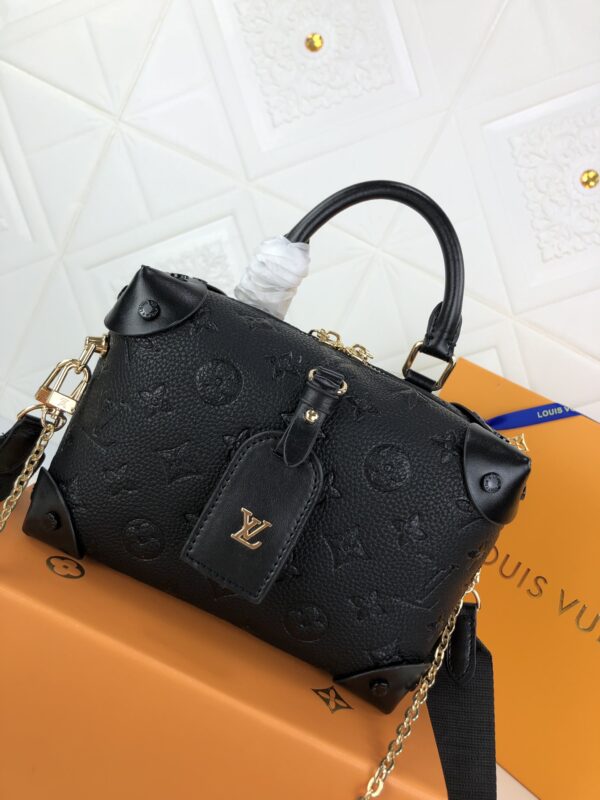 LOUIS VUITTON PETITE MALLE SOUPLE BLACK M45393 - Image 7