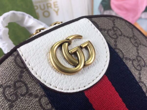 GUCCI OPHIDIA GG SUPREME BACKPACK WHITE 29CM 685769 9U8BT 9760 - Image 7