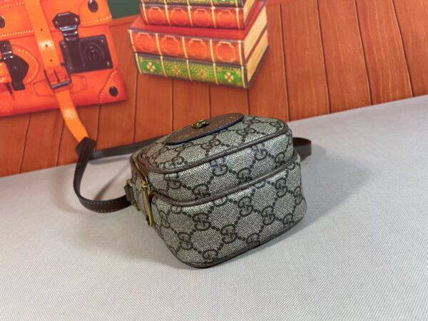 GUCCI OPHIDIA GG SUPREME CANVAS MINI BAG BEIGE 16CM - Image 7