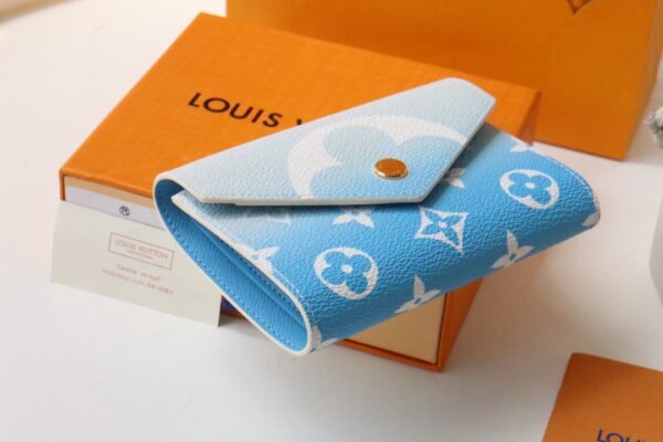 Louis Vuitton Monogram Victorine Wallet Blue M80387 - Image 2