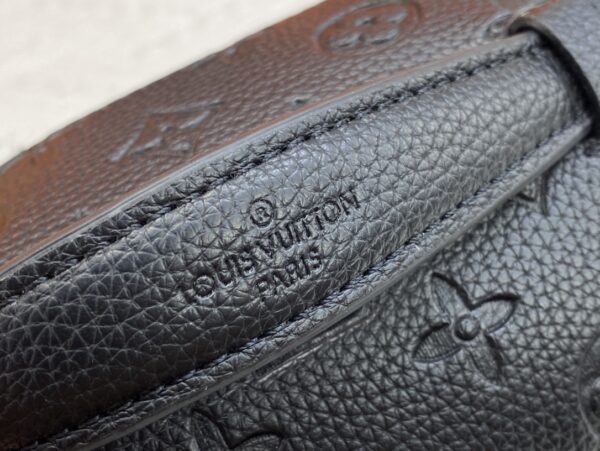 LOUIS VUITTON MONOGRAM EMPREINTE BLACK BUMBAG M44812 - Image 5