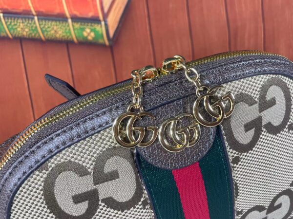 GUCCI OPHIDIA GG SMALL SHOULDER BAG CAMEL 23.5CM 499621 UKMIG 2570 - Image 4