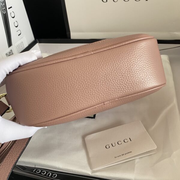 GUCCI SOHO SMALL LEATHER DISCO BAG PINK 308364 A7M0G - Image 6