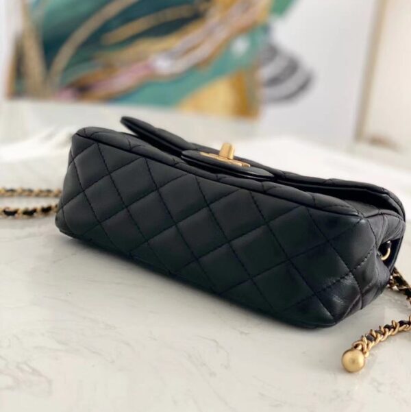 CHANEL SHOULDER BAG BLACK AP1787 - Image 4