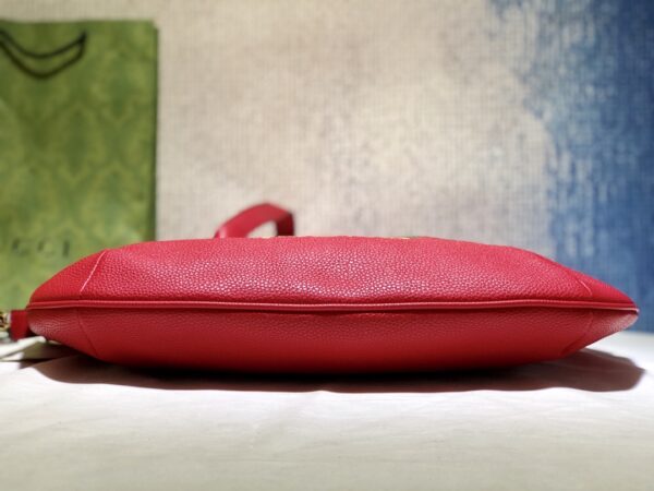 GUCCI RED PRINT HALF-MOON HOBO BAG 47.5CM - Image 3