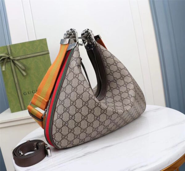 GUCCI GG ATTACHE LARGE SHOULDER BAG 35CM 702823 96GRN 4091 - Image 6
