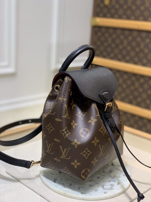 LOUIS VUITTON MONTSOURIS BB 33CM BLACK M45516 - Image 4