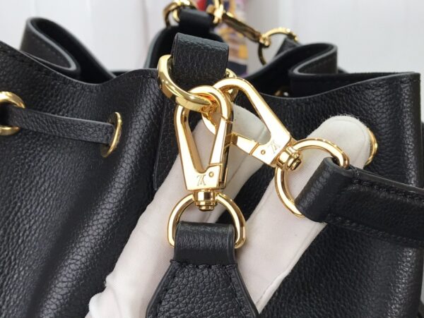 LOUIS VUITTON LOCKME BUCKET 23CM BLACK M57687 - Image 4