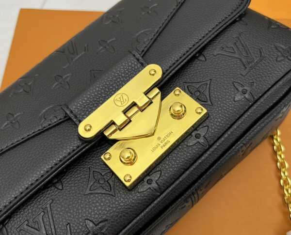 LOUIS VUITTON MARCEAU BLACK LEATHER BAG M46200 - Image 6