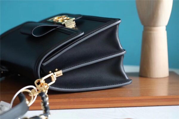 LOUIS VUITTON MINI DAUPHINE BLACK 20CM M55964 - Image 7