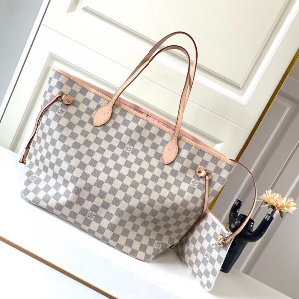 LOUIS VUITTON NEVERFULL MM 31CM PINK N41605 - Image 4