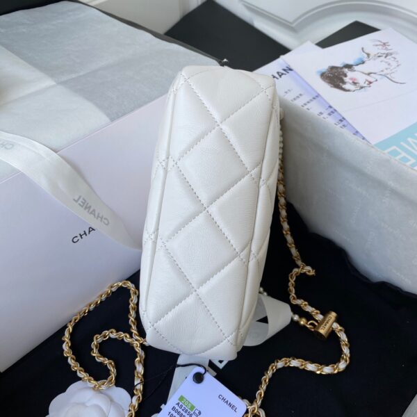 CHANEL SHOULDER BAG WHITE AS2856 - Image 3