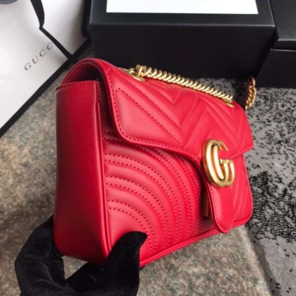 GUCCI Marmont matelassé mini bag 446744 DTDIT 6433 - Image 4