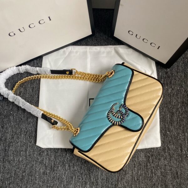GUCCI ONLINE EXCLUSIVE GG MARMONT SMALL BAG 26CM 443497 1X5JE 9389 - Image 4
