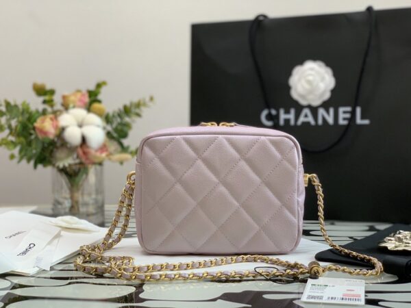 CHANEL VANITY PEARL CRUSH LIGHT PURPLE 17CM AS2856C - Image 8