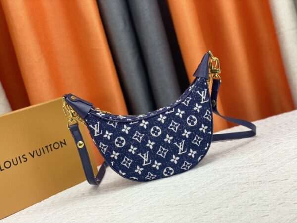 LOUIS VUITTON LOOP DENIM BLUE  23CM - Image 4