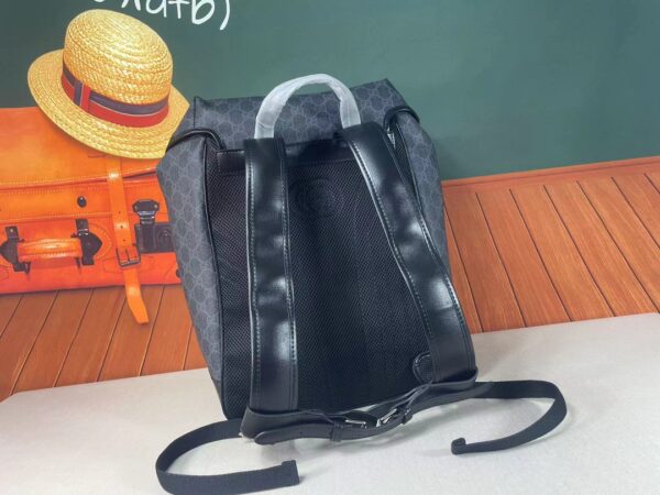 GUCCI MEDIUM BACKPACK INTERLOCKING BLACK 696013 97S9F 1000 - Image 6