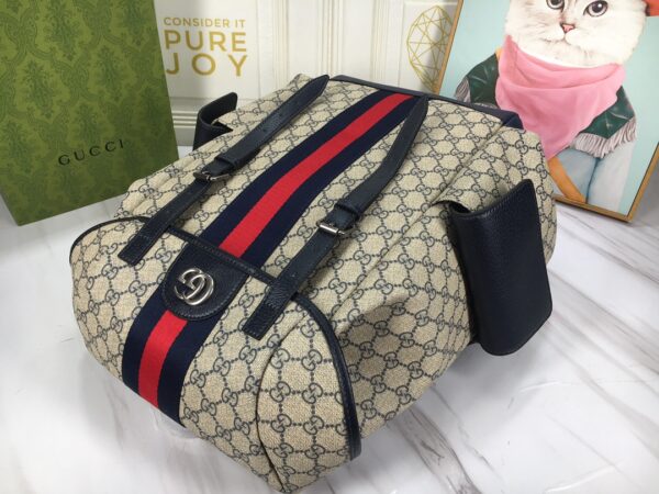 GUCCI OPHIDIA GG MEDIUM BACKPACK BLUE 40CM 598140 HUHAN 4079 - Image 6